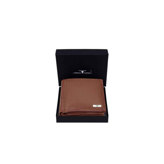 Wael Impex Oliver Redwood Light Brown Leather Wallet for Men, 6 Card Slot
