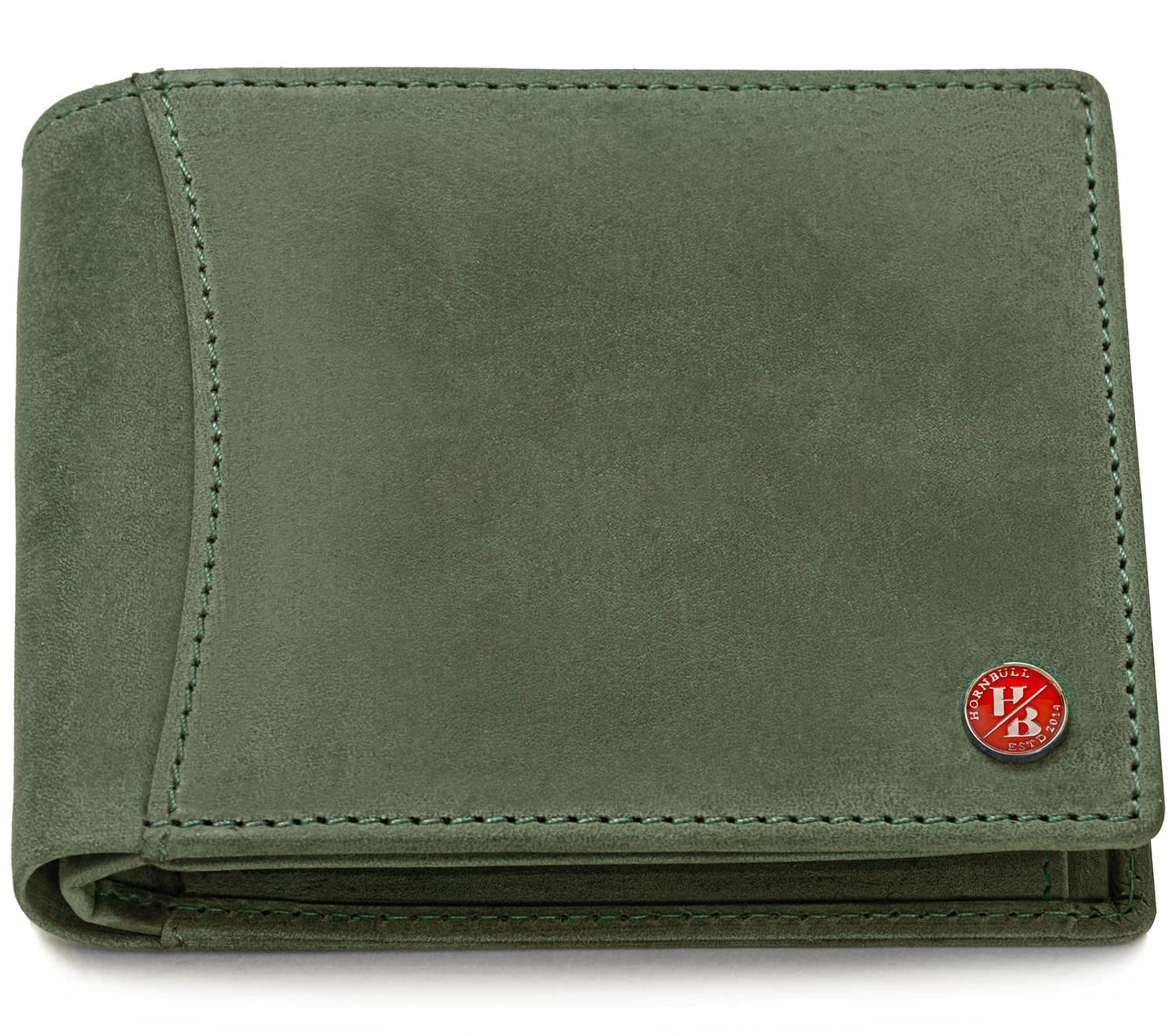 Wael Impex Themes Green RFID Blocking Leather Wallet for Men | Wallets Men Leather | Mens Wallet