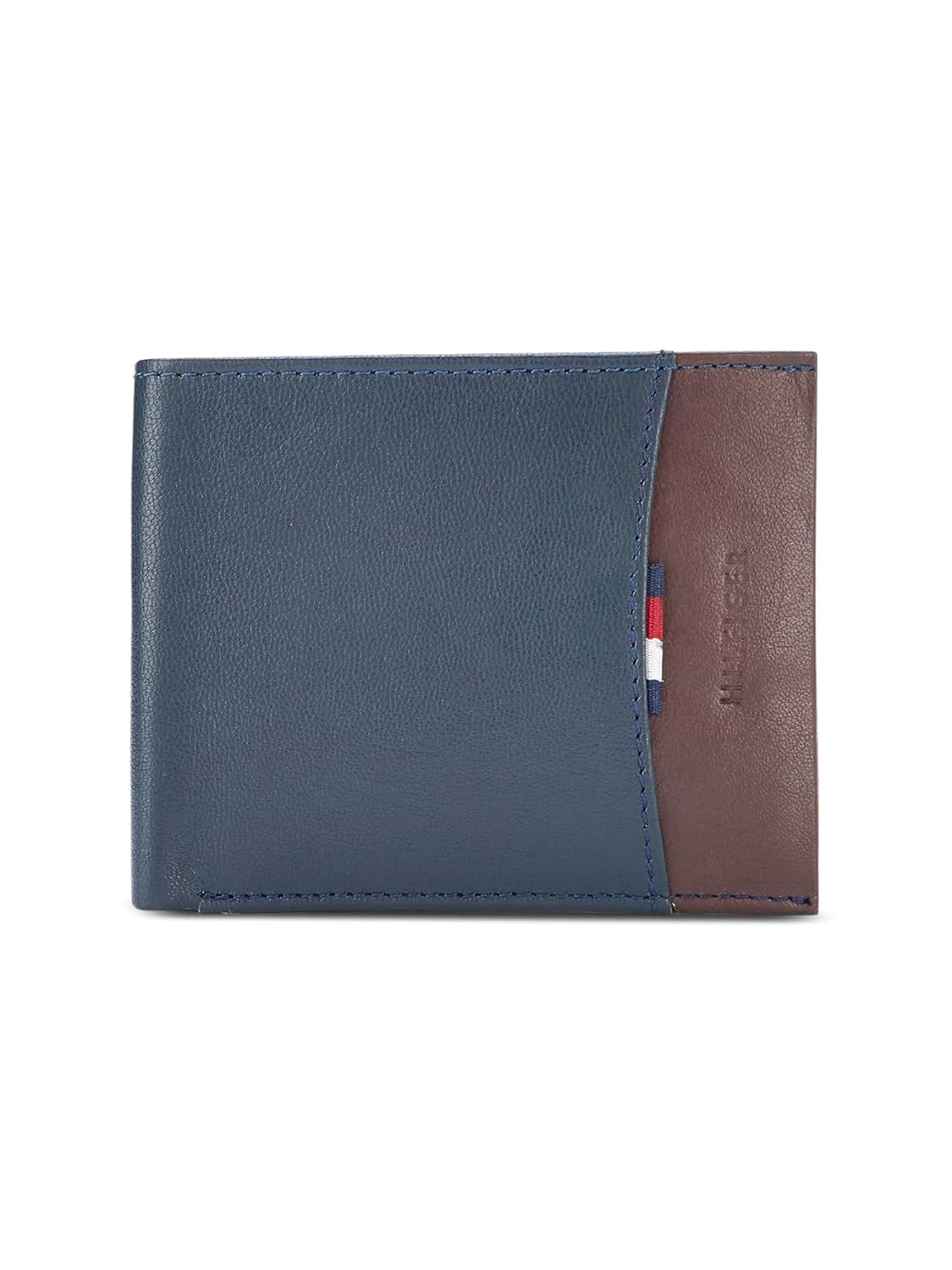 Wael Impex Mudcreek Leather Global Coin Wallet for Men - Brown & Tan, 4 Card Slots