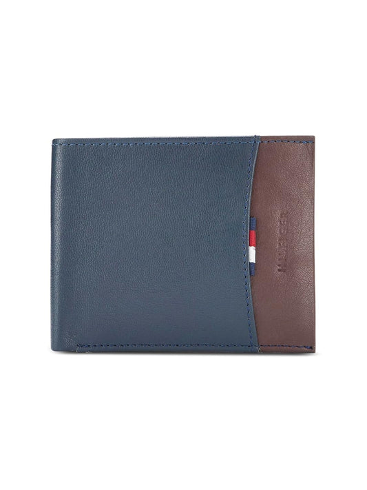 Wael Impex Mudcreek Leather Global Coin Wallet for Men - Brown & Tan, 4 Card Slots