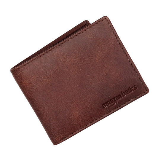 Wael Impex Leather Wallet | Classic Style & Functional Design | Premium Leather Craftsmanship | 6 Card Slots, 2 Cash Compartments, 2 Secret Slots, Coin Pocket