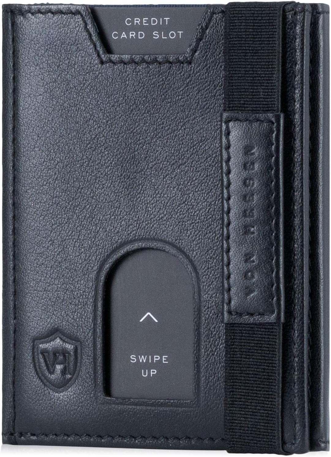 Veltman Leather Wallets for Men Leather Original Purses for Men RFID Wallet (Black)