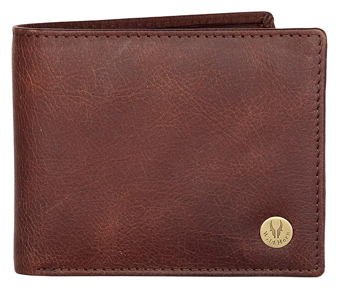 Wael Impex Leather Wallet For Men, Brown