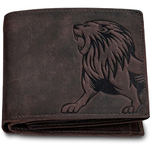 Wael Impex Leo Vintage Brown Leather Wallet for Men