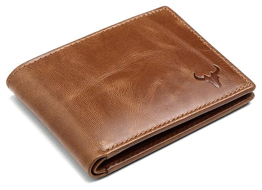 Wael Impex Leather Wallet for Men I Handcrafted I Credit/Debit Card Slots I 2 Currency Compartments I 2 Secret Compartments