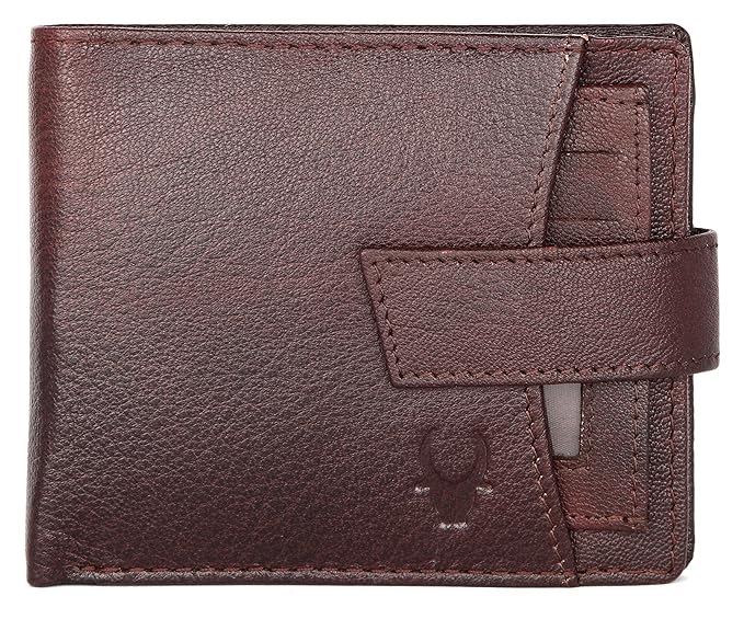 Wael Impex Rfid Protected Leather Wallet For Men, Brown